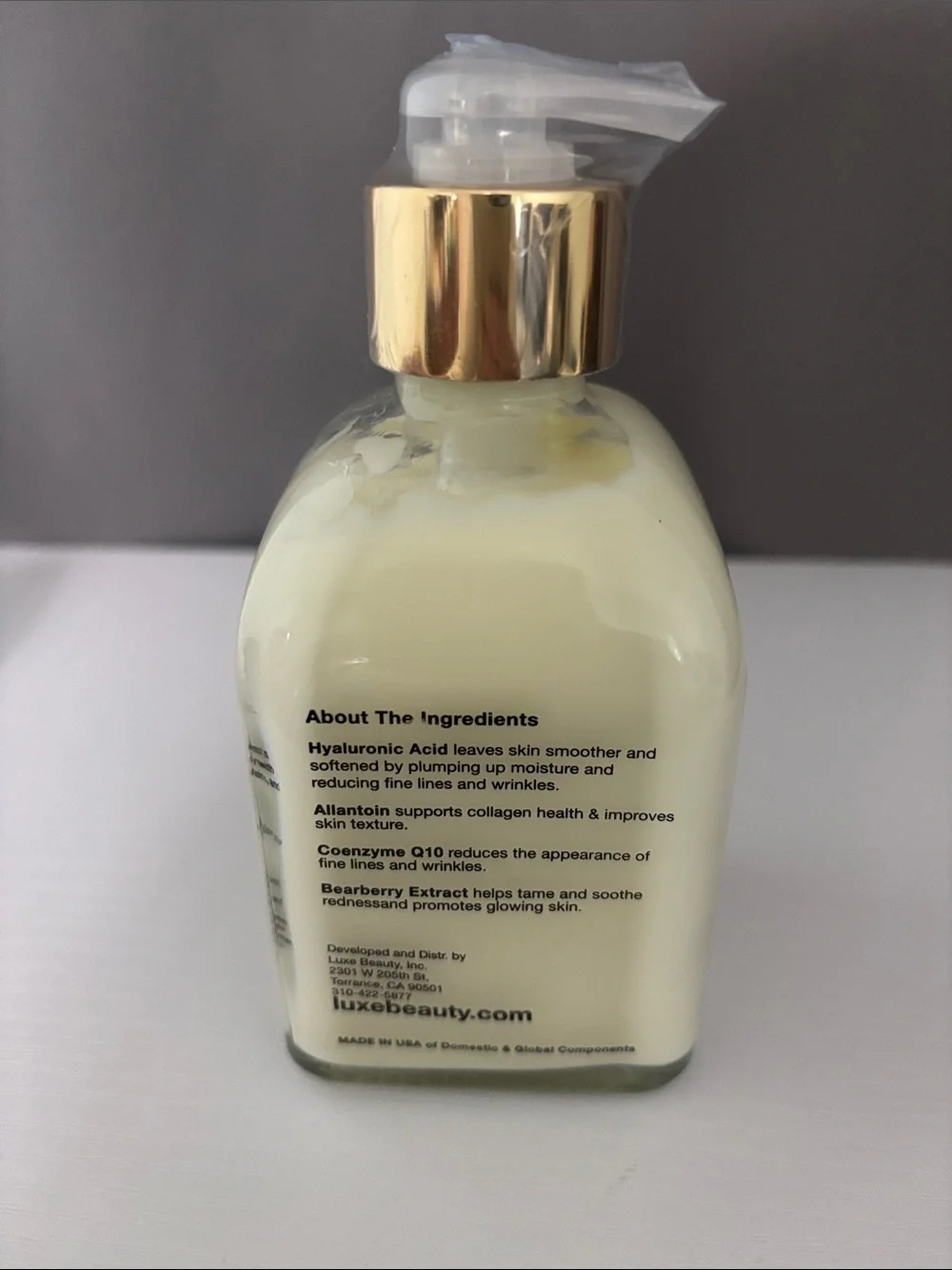 NWOT Luxe Beauty Luxe Lotion